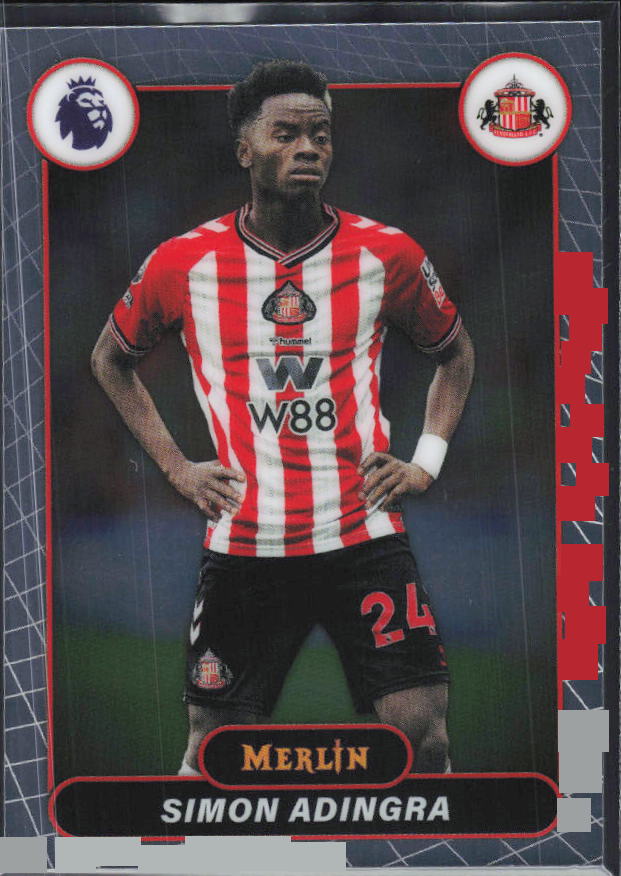 Simon Adingra 2026 Merlin Premier League #165 – framsida