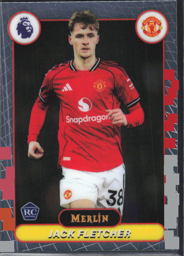 Jack Fletcher 2026 Merlin Premier League RC #140 – framsida