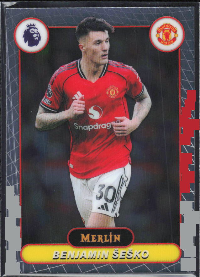 Benjamin Šeško 2026 Merlin Premier League #135 – framsida