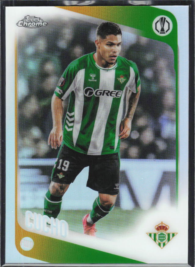 Cucho 2025-26 Chrome UEFA Refractor #51 – framsida