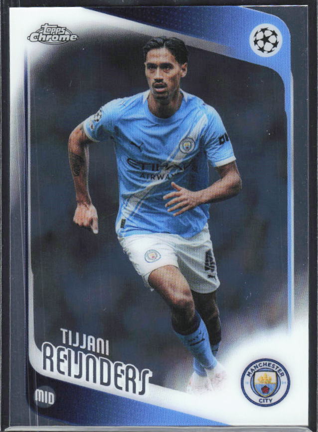 Tijjani Reijnders 2025-26 Chrome UEFA #155 – framsida