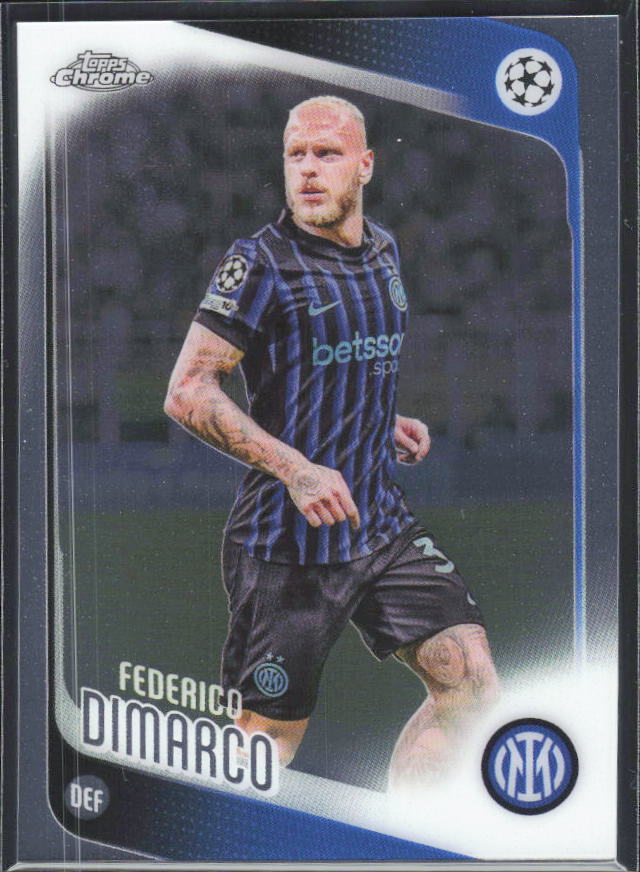 Federico Dimarco 2025-26 Chrome UEFA #37 – framsida