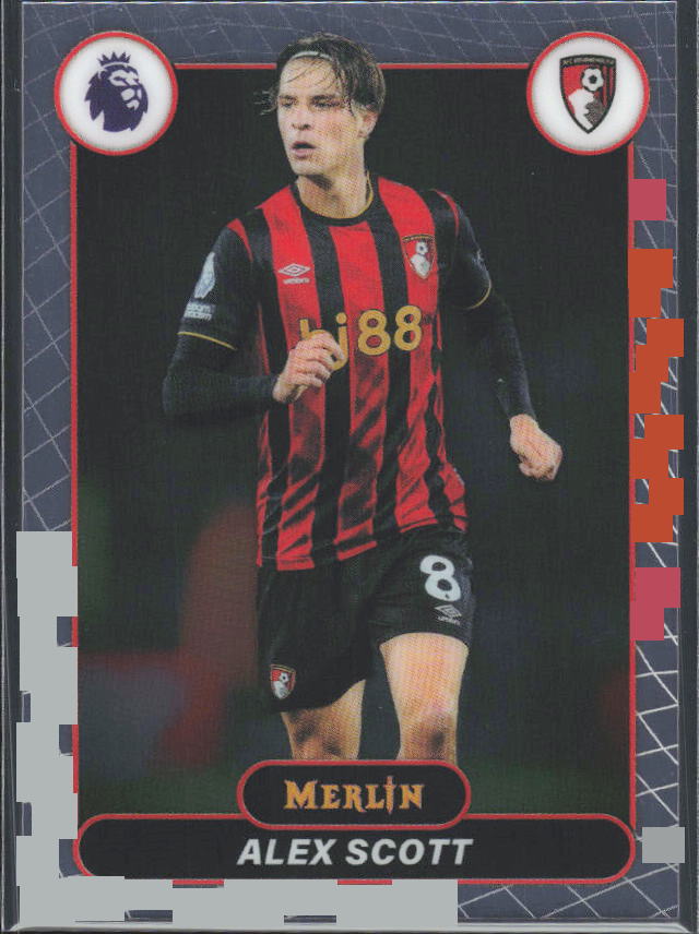 Alex Scott 2026 Merlin Premier League #1 – framsida