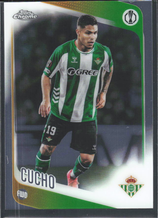 Cucho 2025-26 Chrome UEFA #51 – framsida
