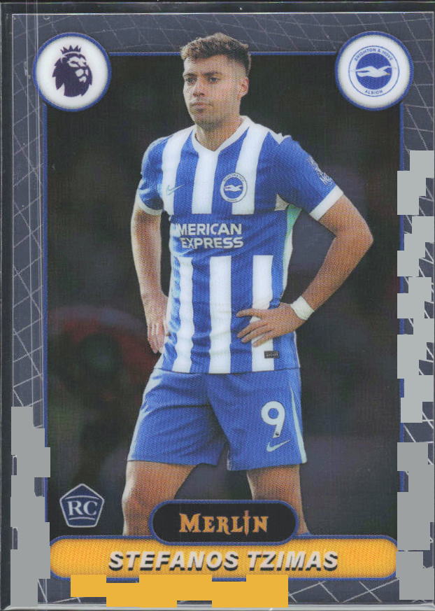 Stefanos Tzimas 2026 Merlin Premier League RC #50 – framsida
