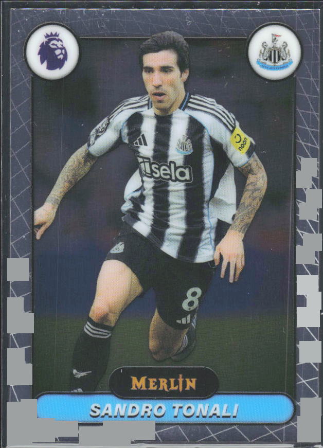 Sandro Tonali 2026 Merlin Premier League #148 – framsida
