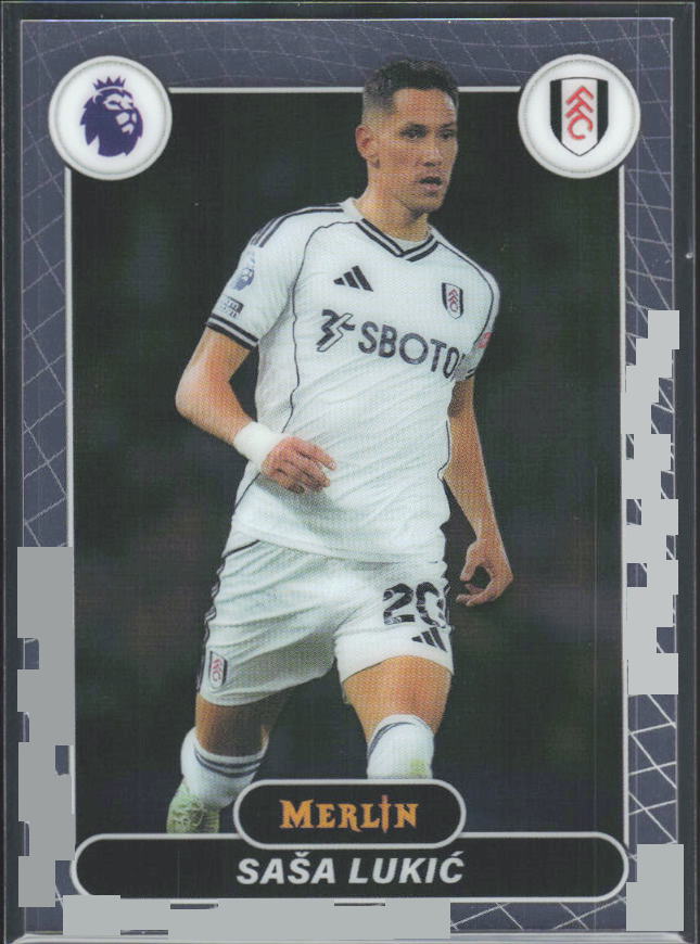 Saša Lukić 2026 Merlin Premier League #100 – framsida
