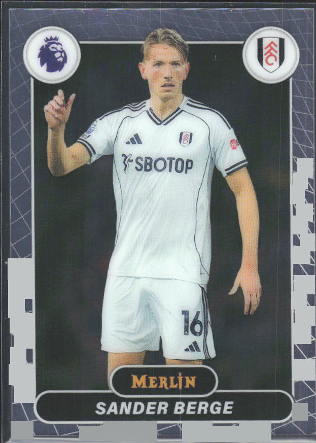 Sander Berge 2026 Merlin Premier League #98 – framsida