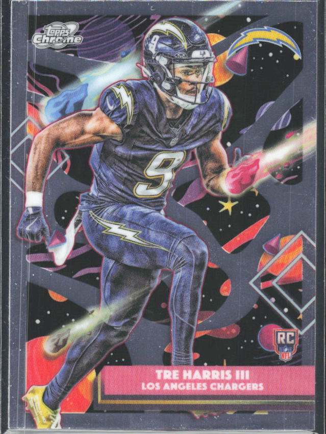 Tre Harris III 2025 Cosmic Chrome RC #156 – framsida