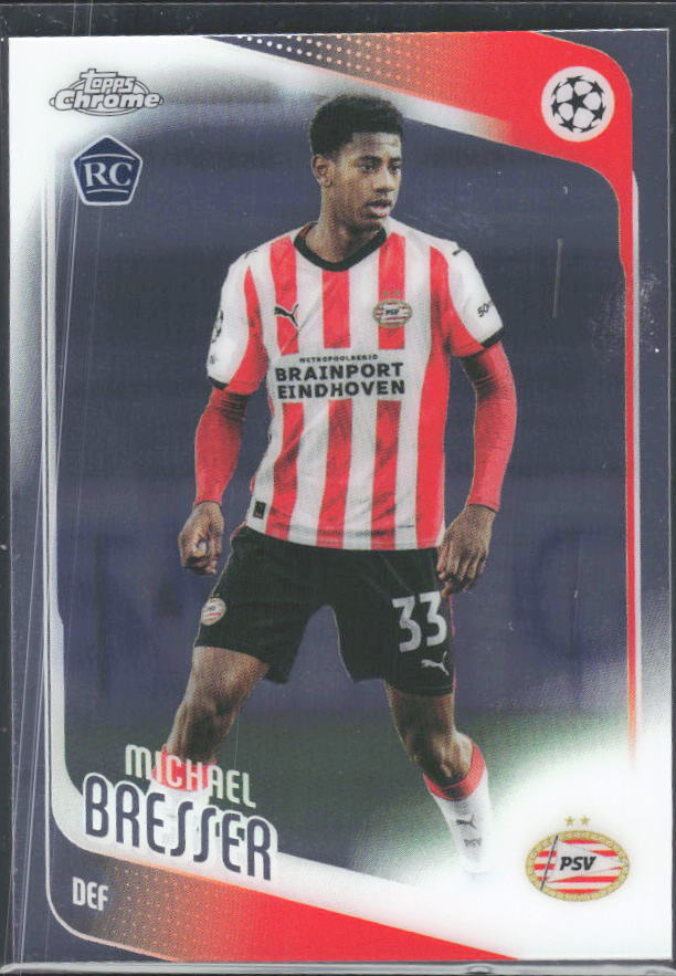 Michael Bresser 2025-26 Chrome UEFA RC #146 – framsida
