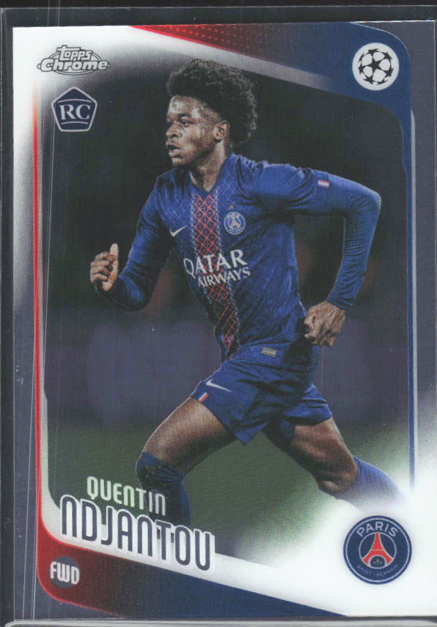 Quentin Ndjantou 2025-26 Chrome UEFA RC #166 – framsida