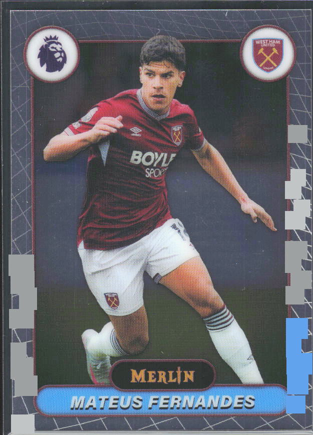 Mateus Fernandes 2026 Merlin Premier League #187 – framsida