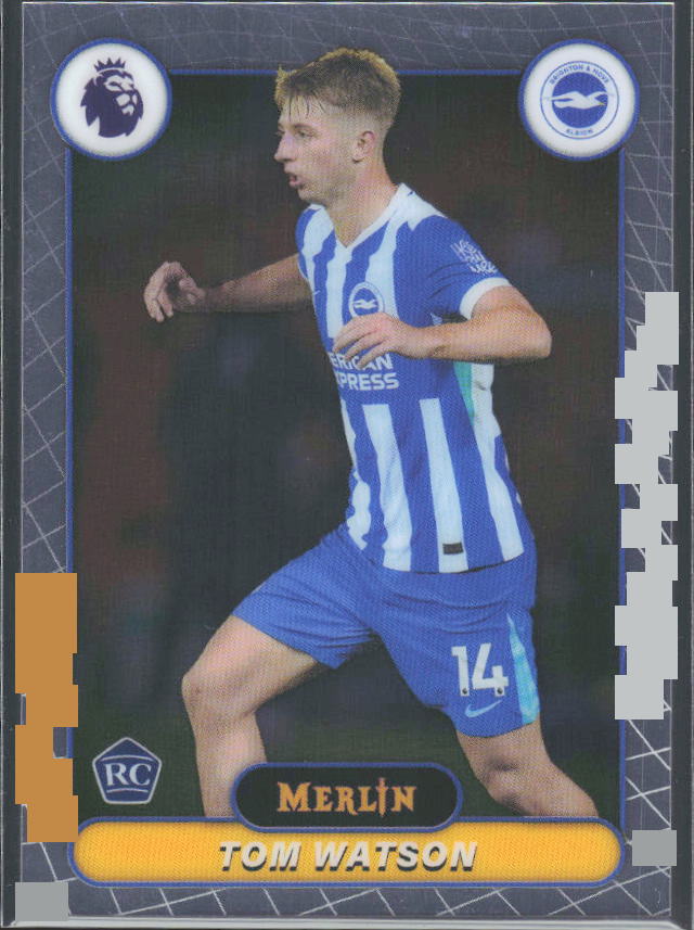 Tom Watson 2026 Merlin Premier League RC #42 – framsida