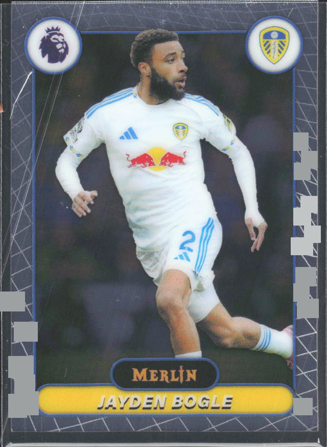 Jayden Bogle 2026 Merlin Premier League #108 – framsida