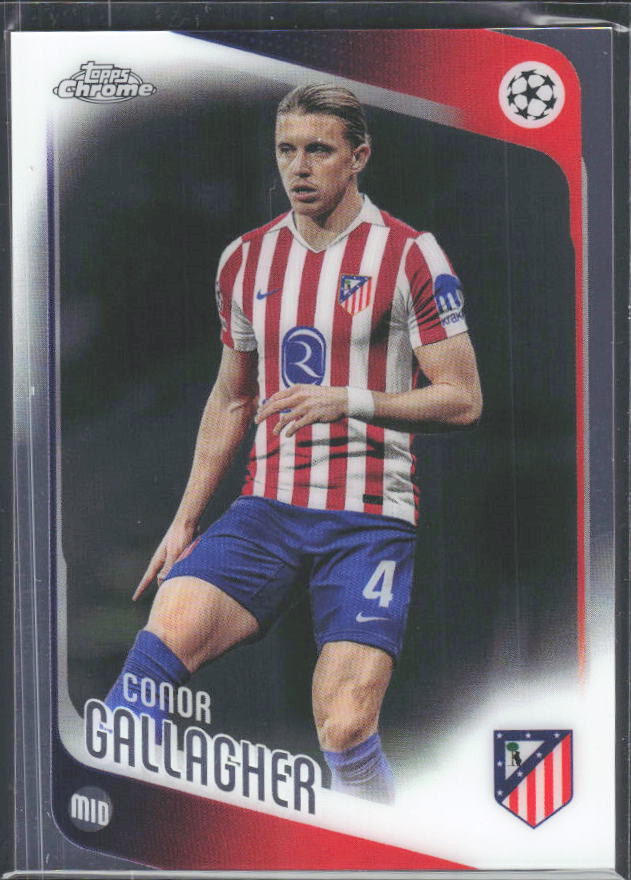 Conor Gallagher 2025-26 Chrome UEFA #189 – framsida