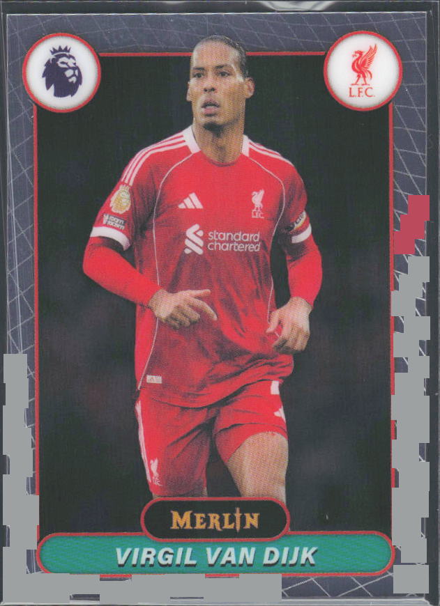 Virgil van Dijk 2026 Merlin Premier League #113 – framsida