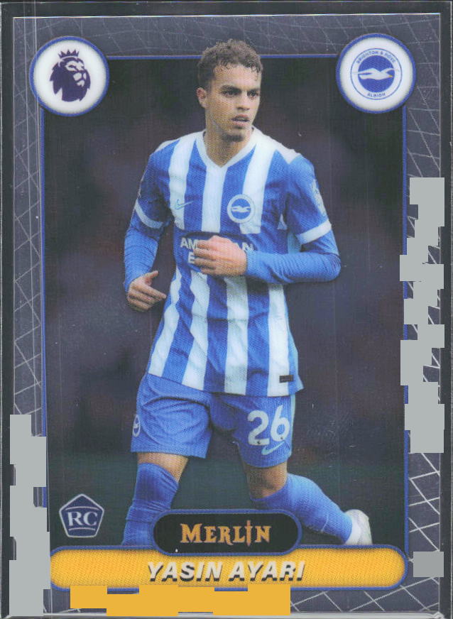 Yasin Ayari 2026 Merlin Premier League RC #41 – framsida
