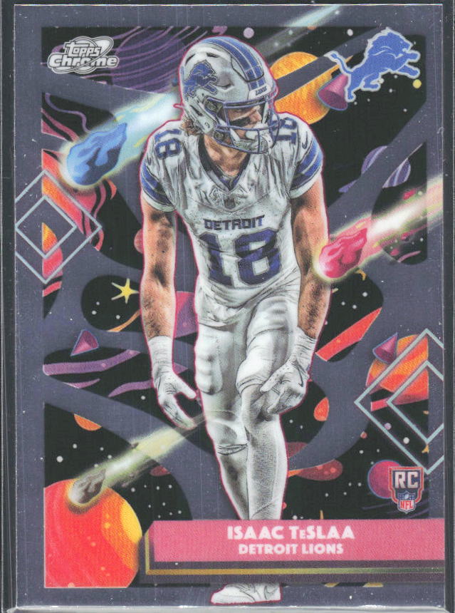 Isaac TeSlaa 2025 Cosmic Chrome RC #136 – framsida