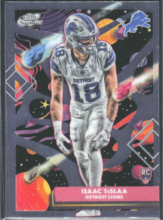 Isaac TeSlaa 2025 Cosmic Chrome RC #136 – framsida