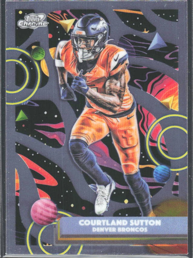 Courtland Sutton 2025 Cosmic Chrome #29 – framsida