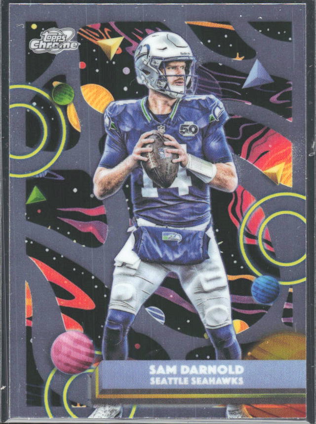 Sam Darnold 2025 Cosmic Chrome #89 – framsida