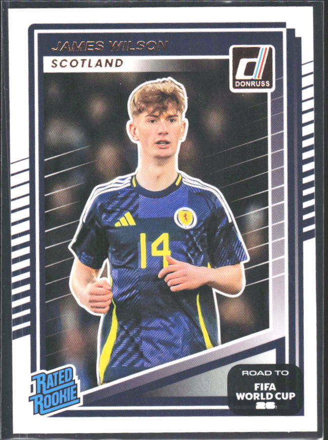 James Wilson 2025-26 Donruss Road to FIFA WC Rated Rookie #232 – framsida