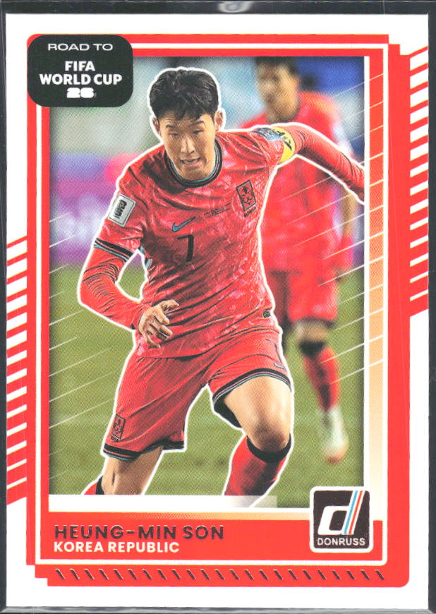 Heung-Min Son 2025-26 Donruss Road to FIFA WC #102 – framsida