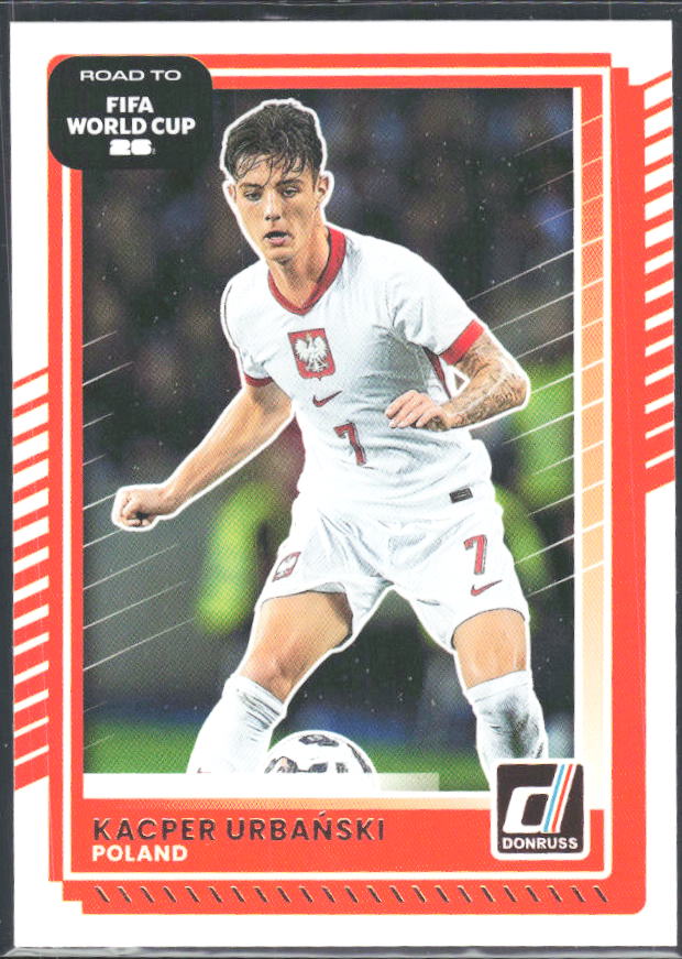 Kacper Urbański 2025-26 Donruss Road to FIFA WC #198 – framsida