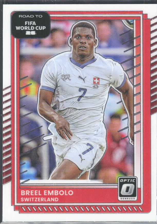 Breel Embolo 2025-26 Donruss Road to FIFA WC Optic #178 – framsida