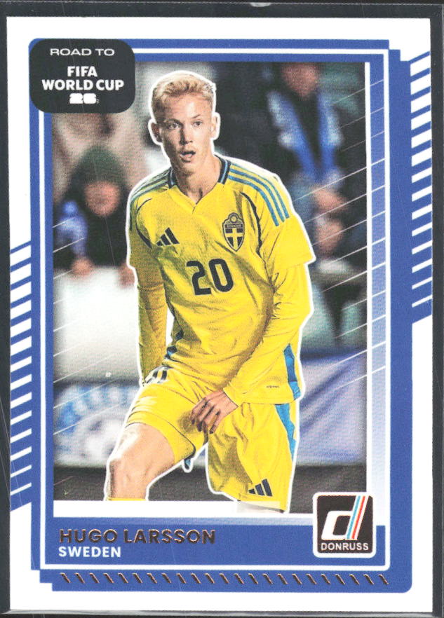 Hugo Larsson 2025-26 Donruss Road to FIFA WC #80 – framsida
