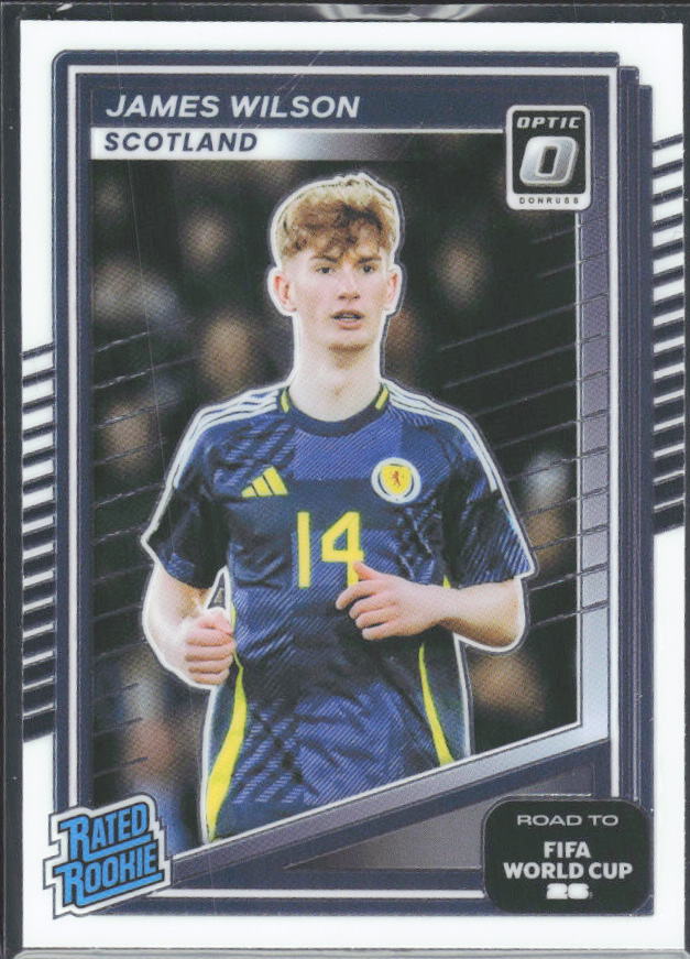 James Wilson 2025-26 Donruss Road to FIFA WC Optic Rated Rookie #232 – framsida