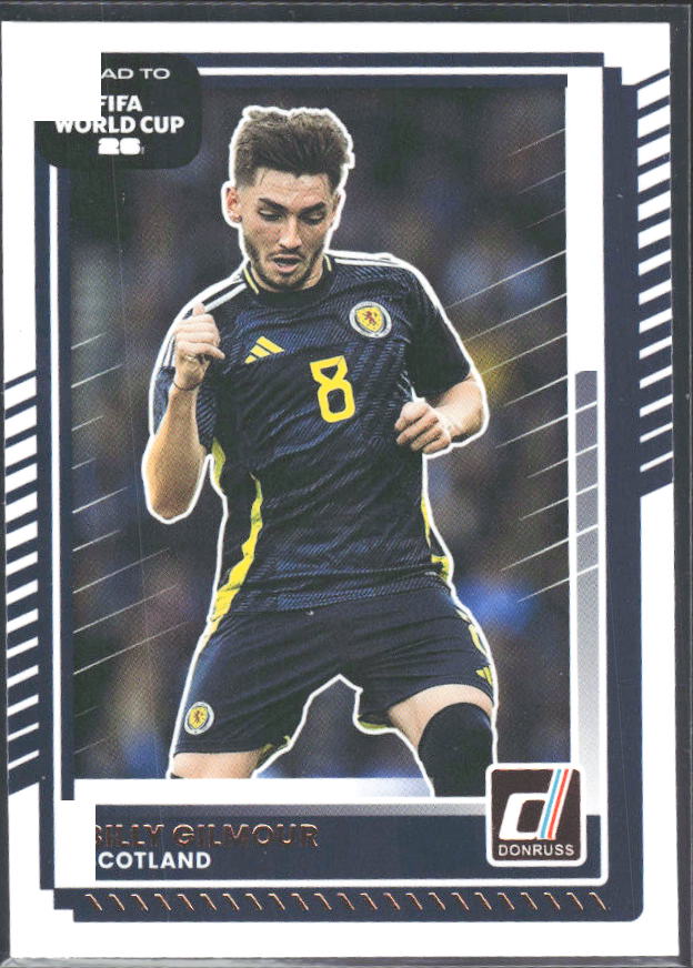 Billy Gilmour 2025-26 Donruss Road to FIFA WC #134 – framsida