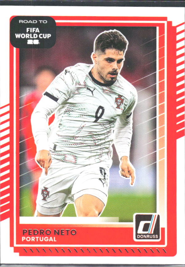 Pedro Neto 2025-26 Donruss Road to FIFA WC #94 – framsida