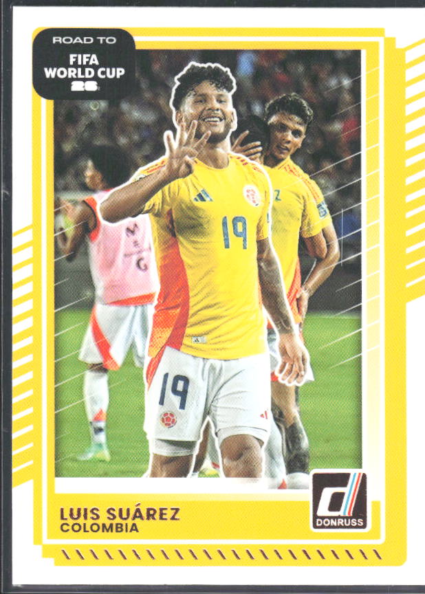 Luis Suárez 2025-26 Donruss Road to FIFA WC #122 – framsida