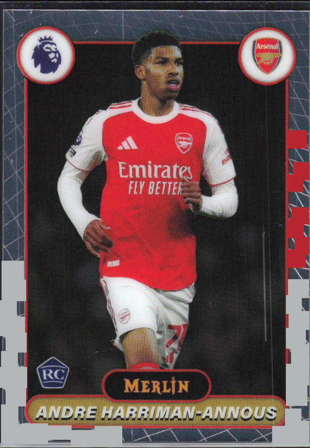 Andre Harriman-Annous 2026 Merlin Premier League RC #18 – framsida