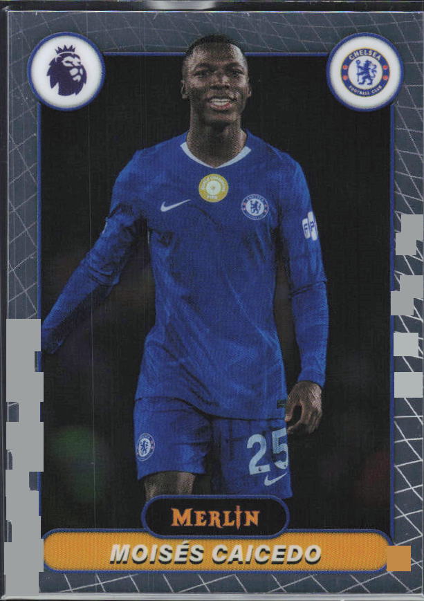 Moisés Caicedo 2026 Merlin Premier League #61 – framsida