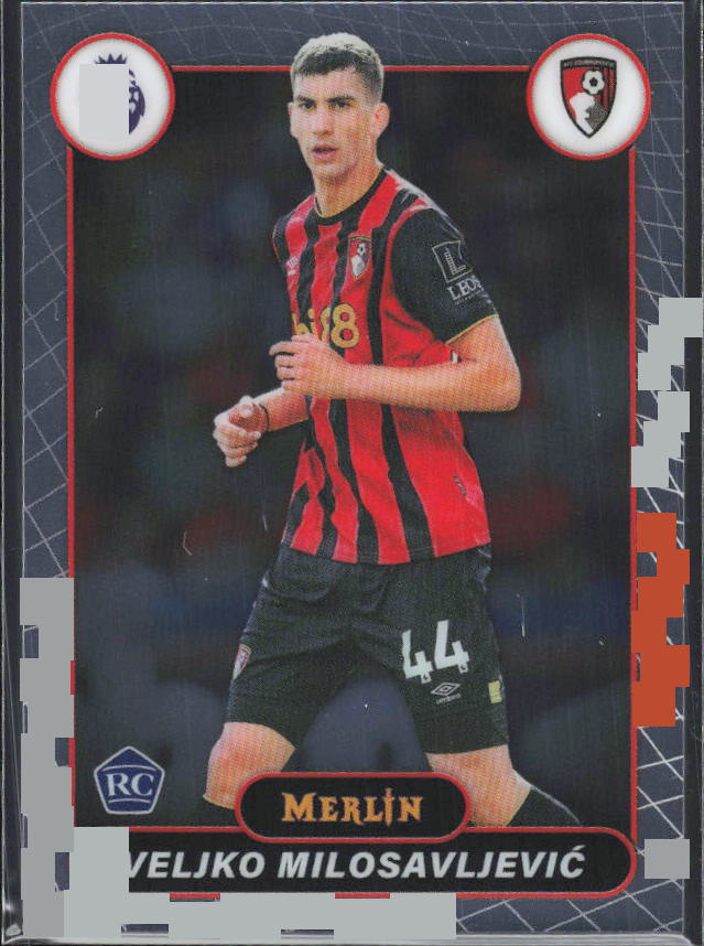 Veljko Milosavljević 2026 Merlin Premier League RC #9 – framsida