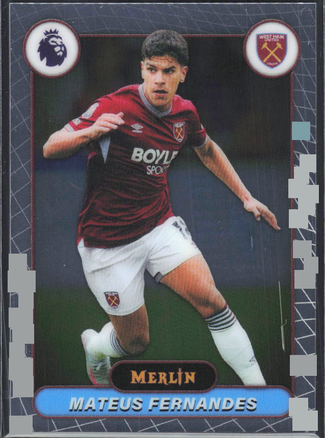 Mateus Fernandes 2026 Merlin Premier League #187 – framsida
