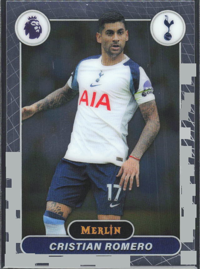 Cristian Romero 2026 Merlin Premier League #180 – framsida