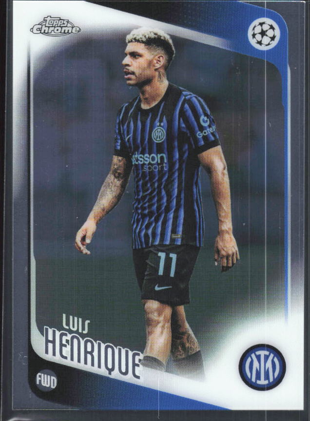 Luis Henrique 2025-26 Chrome UEFA #131 – framsida
