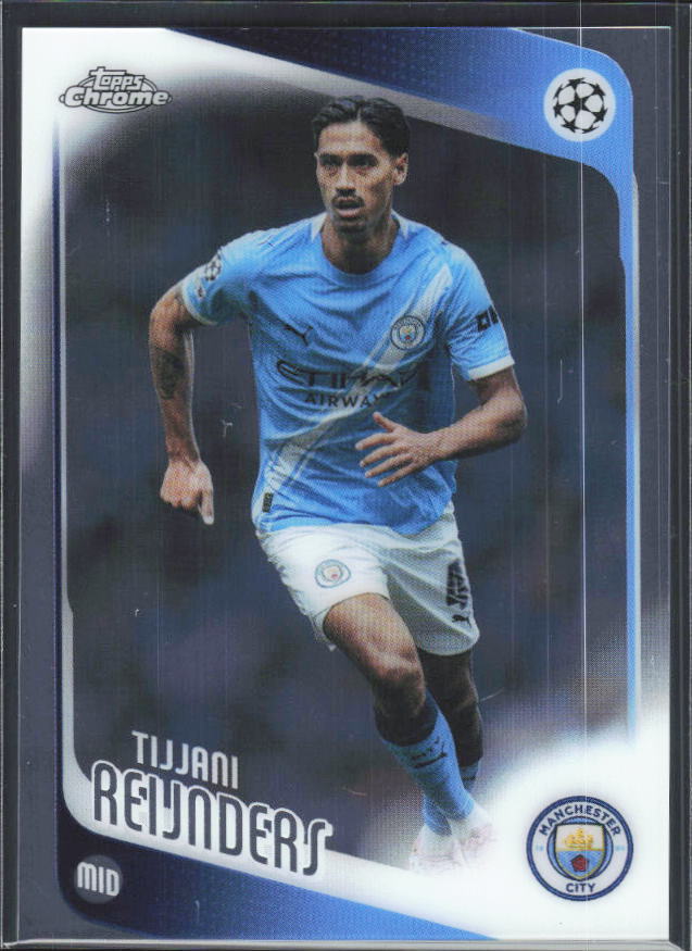 Tijjani Reijnders 2025-26 Chrome UEFA #155 – framsida