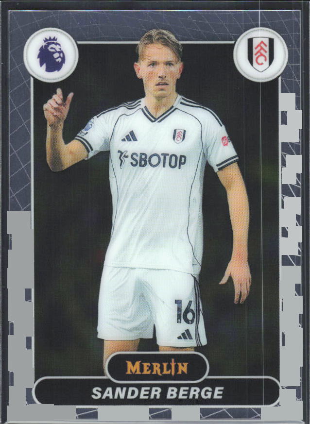 Sander Berge 2026 Merlin Premier League #98 – framsida
