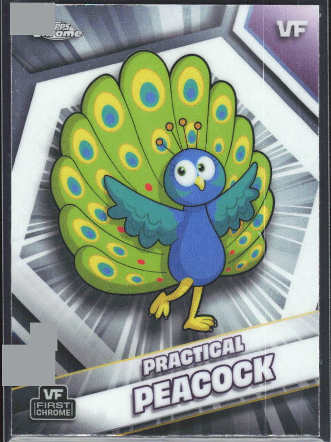 Practical Peacock 2026 Chrome VeeFriends #140 – framsida