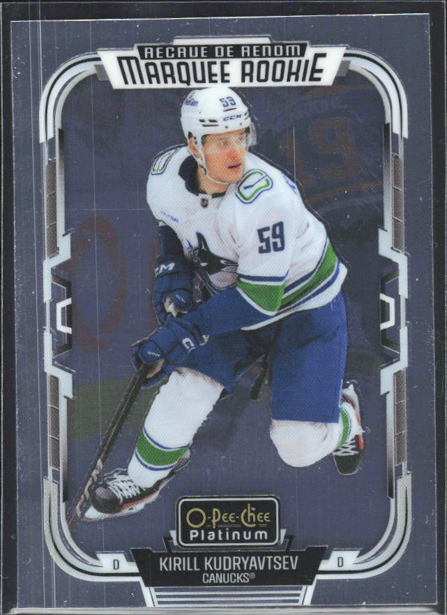 Kirill Kudryavtsev 2025-26 O-Pee-Chee Platinum Marquee Rookie #263 – framsida