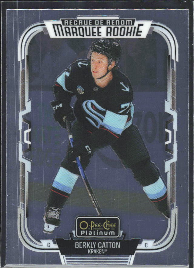 Berkly Catton 2025-26 O-Pee-Chee Platinum Marquee Rookie #292 – framsida