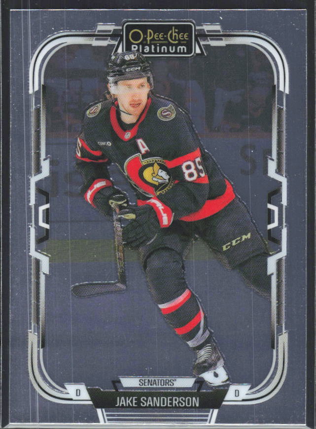 Jake Sanderson 2025-26 O-Pee-Chee Platinum #5 – framsida