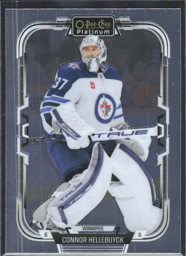 Connor Hellebuyck 2025-26 O-Pee-Chee Platinum #35 – framsida