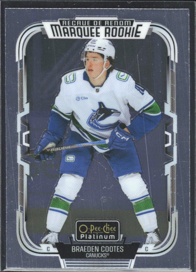 Braeden Cootes 2025-26 O-Pee-Chee Platinum Marquee Rookie #286 – framsida