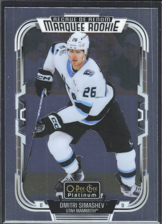 Dmitri Simashev 2025-26 O-Pee-Chee Platinum Marquee Rookie #285 – framsida