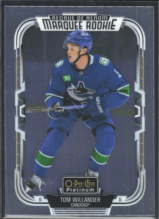 Tom Willander 2025-26 O-Pee-Chee Platinum Marquee Rookie #294 – framsida